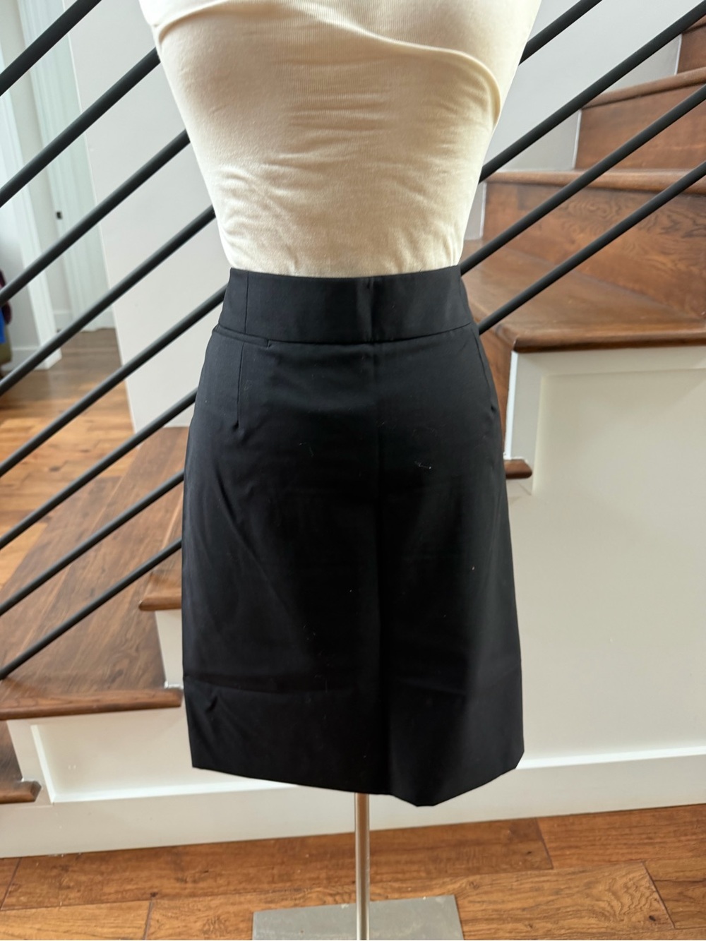 J. Crew Classic Black High-Waist Women's Skirt